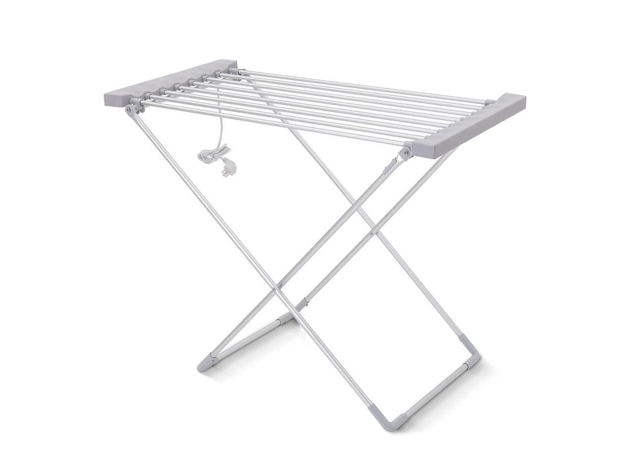 Stendibiancheria elettrico 95x50xh.74cm con 8 tubi riscaldanti 120Watt