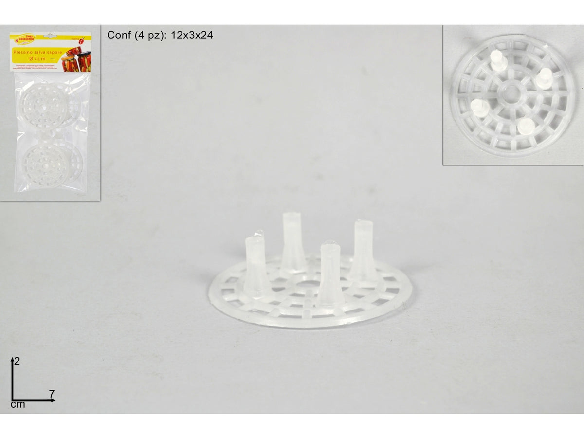 Pressino salva sapore d.7cm set da 4 pressini