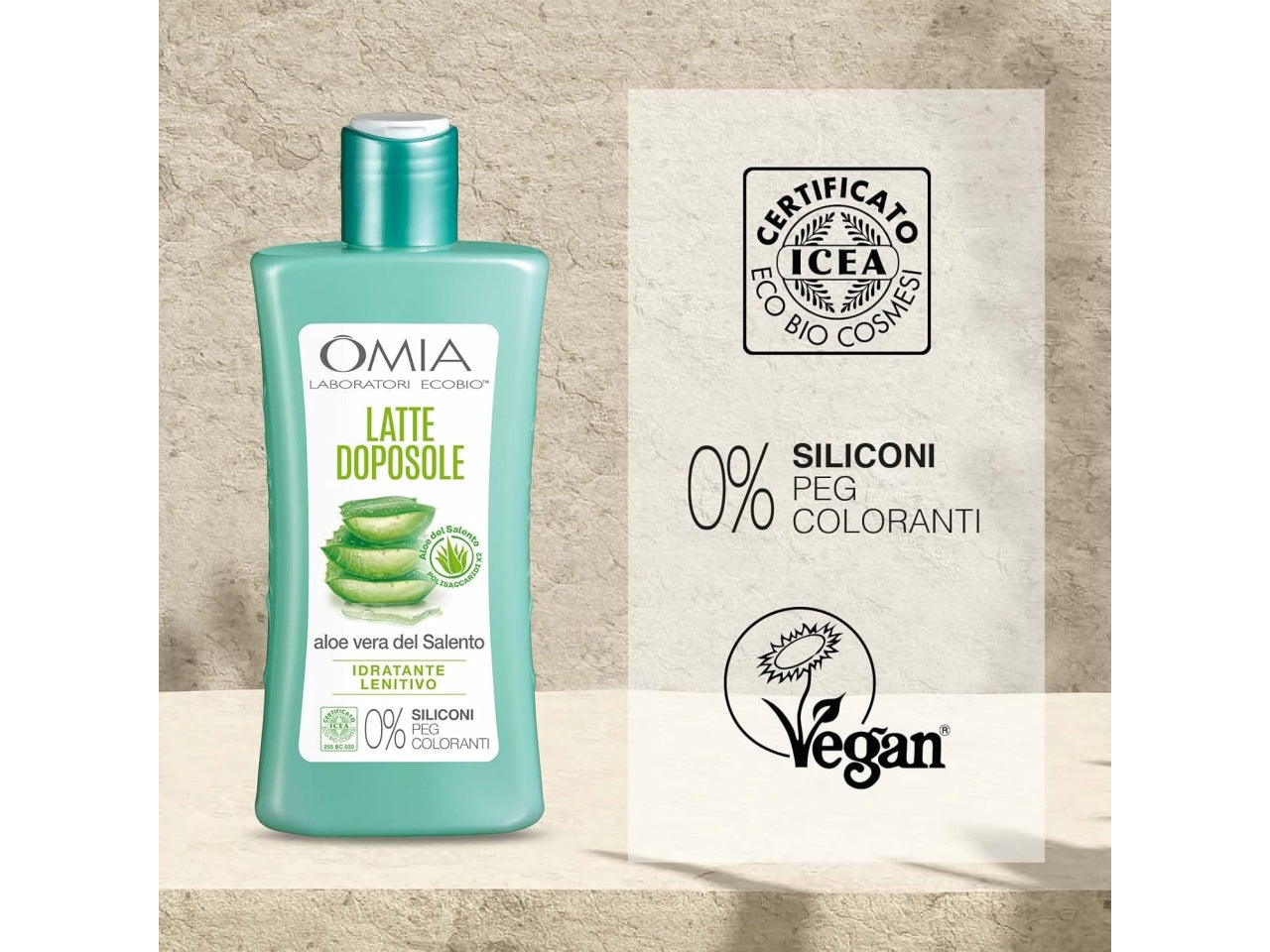 Omia eco bio doposole latte lenitivo 200ml