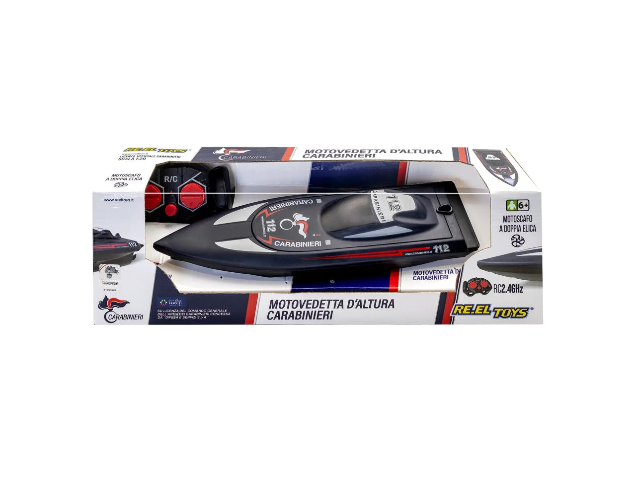 Battello carabinieri radiocomandata 2.4ghz