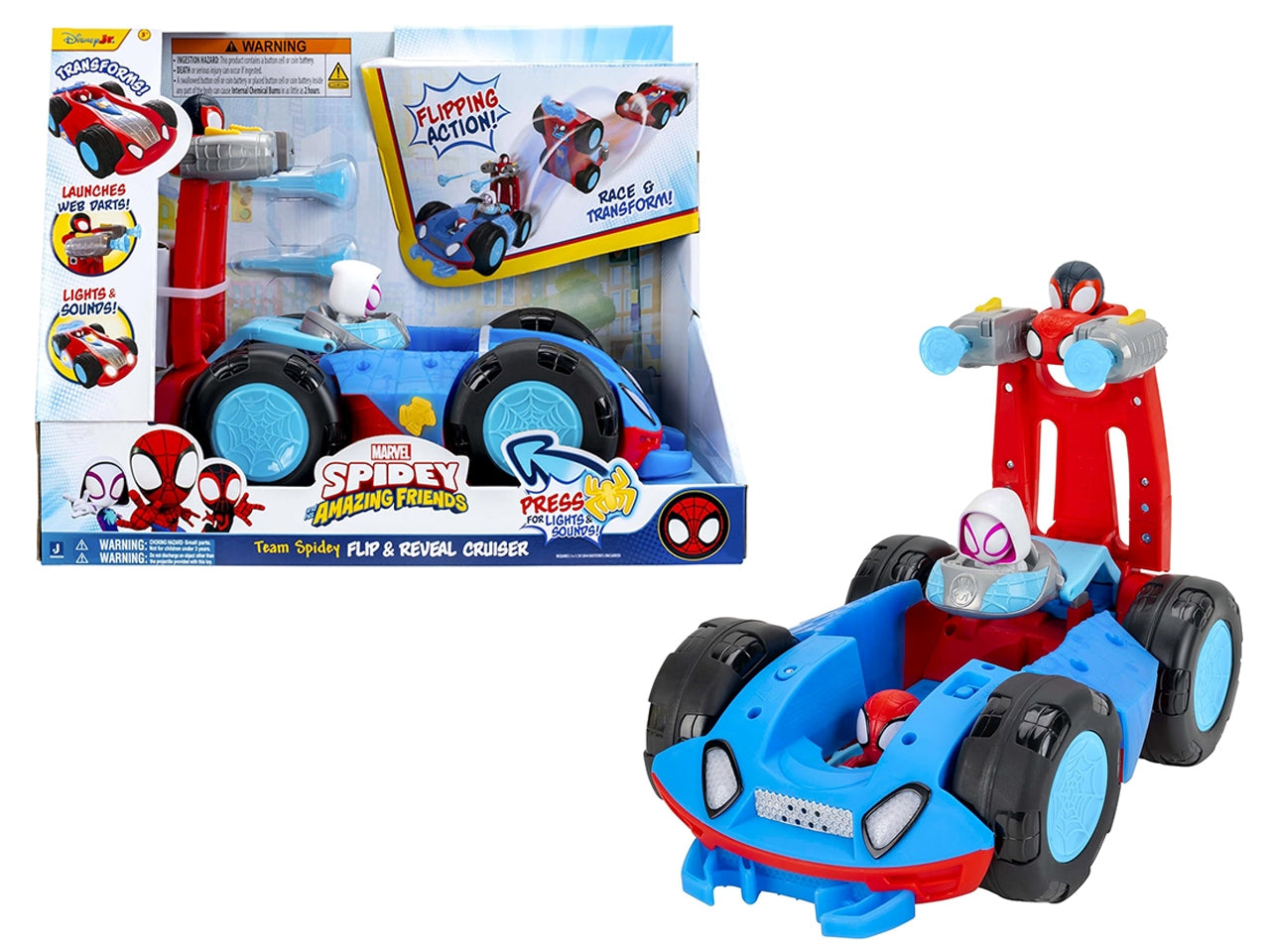 Spidey flip e revel cuiser veicolo ribaltabile