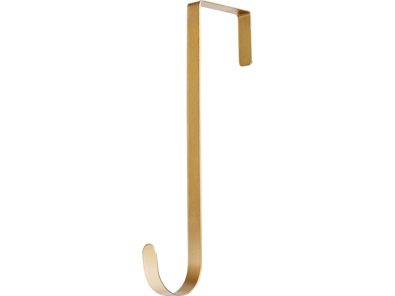 Gancio natalizio per ghirlanda in ferro 30cm oro