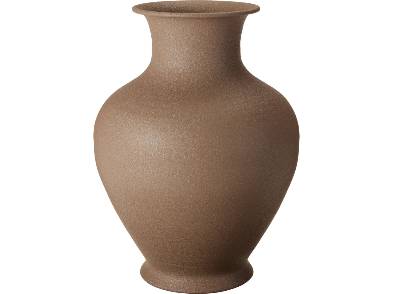 Vaso in metallo marrone 31cm
