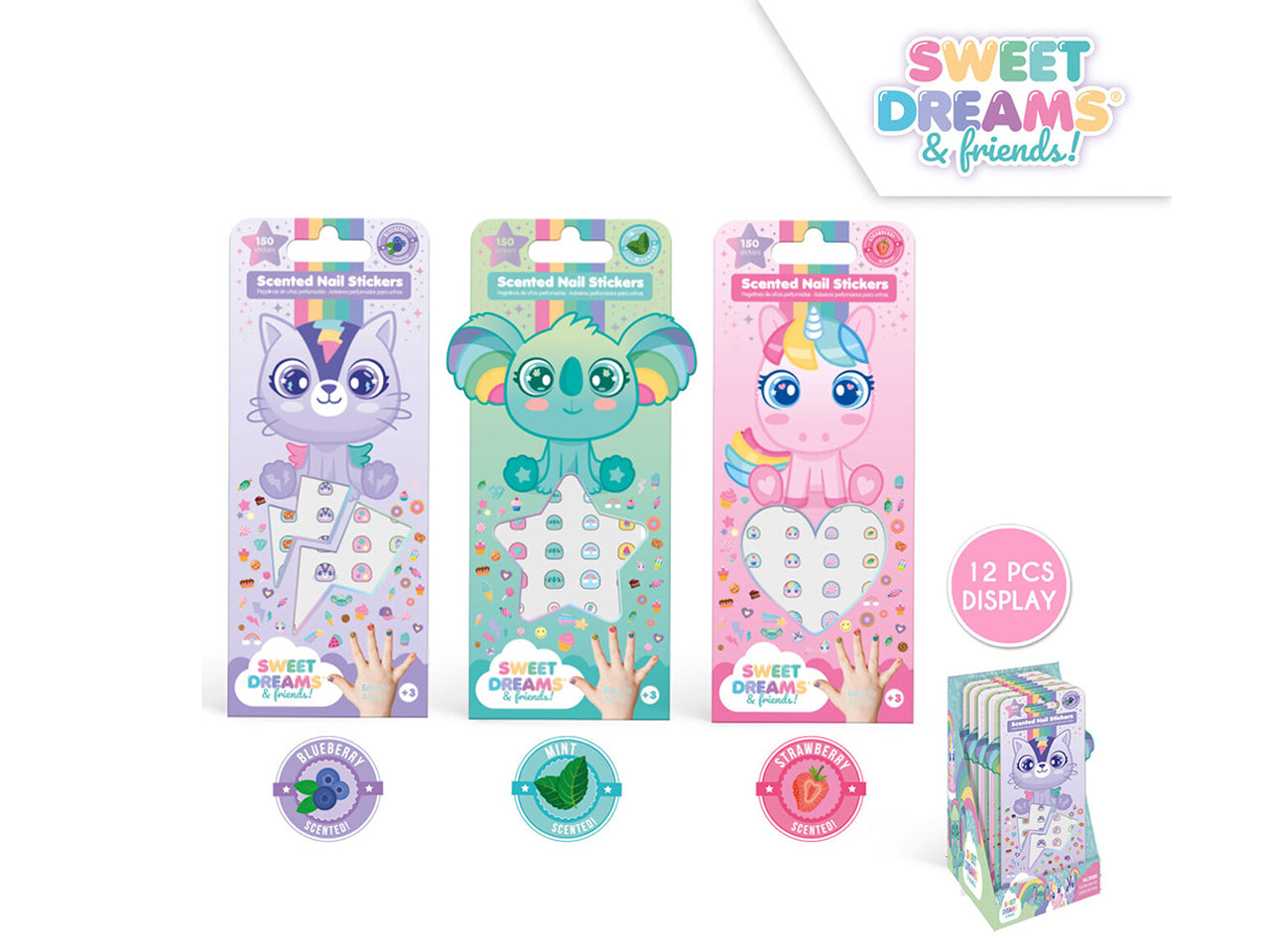 Sweet dreams e friends adesivi per unghie profumati