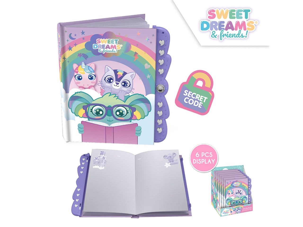 Sweet dreams e friends diario segreto con codice manuale