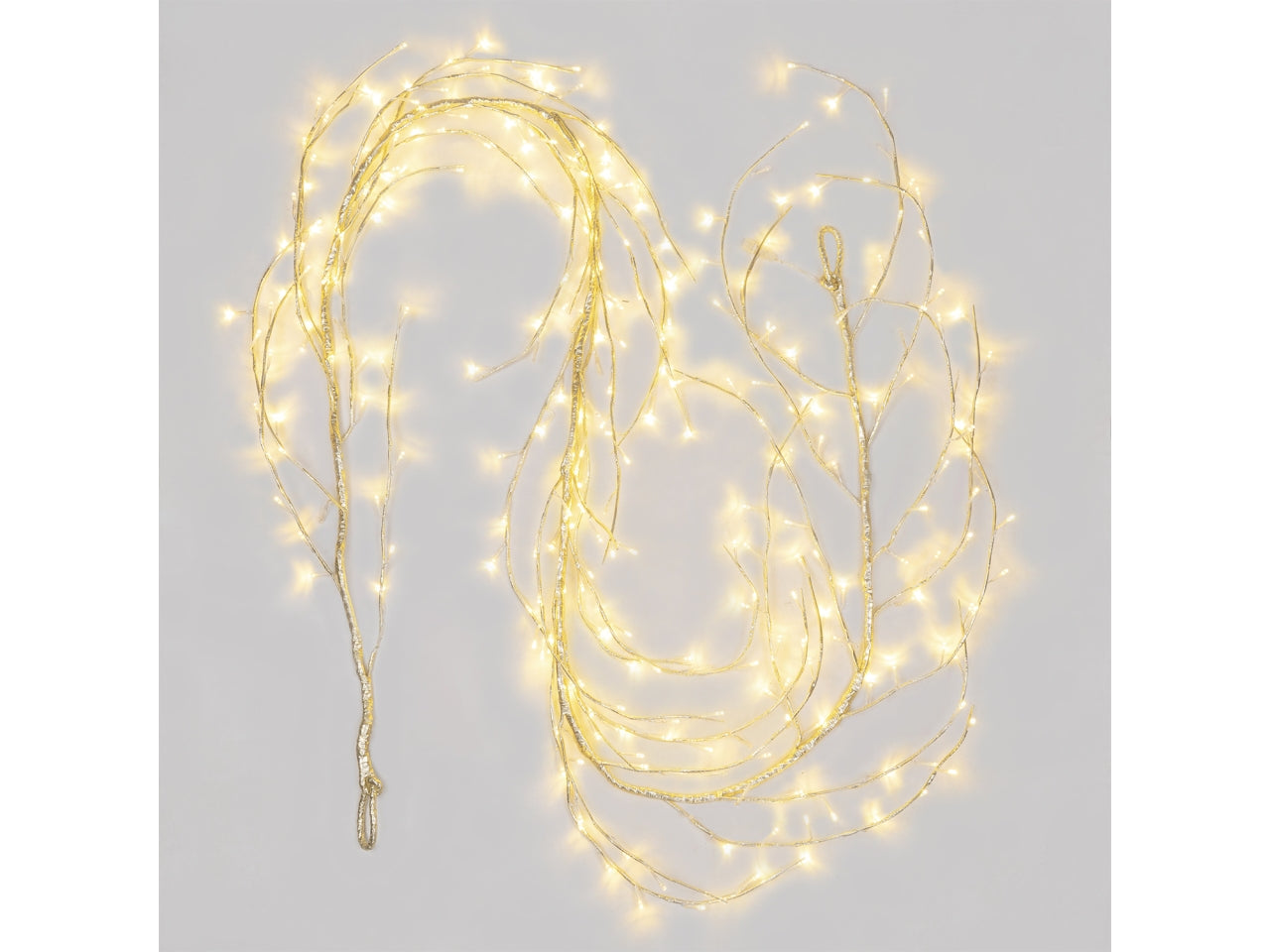 Ramo luminoso Climber 3mt con 288 led bianco caldo prolungabile per uso interno/esterno