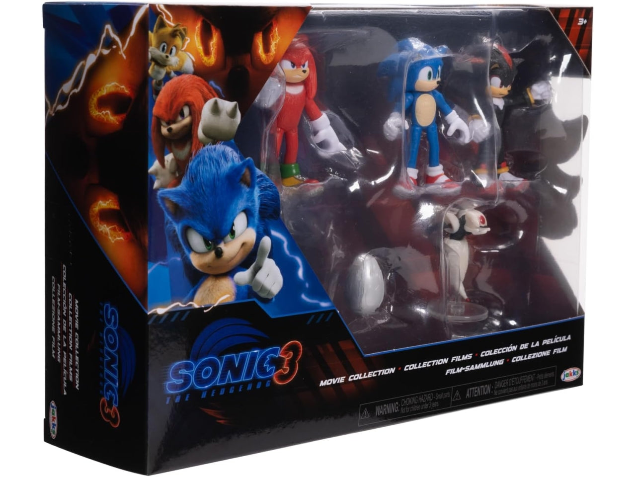 Personaggio Sonic 3 movie 2.5" figure multi-pack serie 1