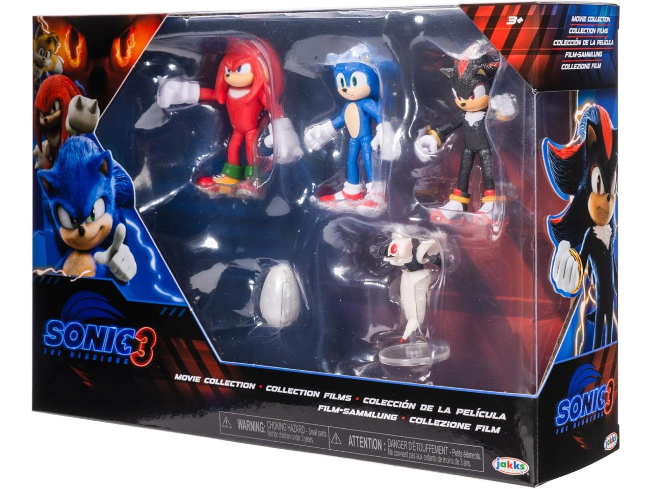 Personaggio Sonic 3 movie 2.5" figure multi-pack serie 1
