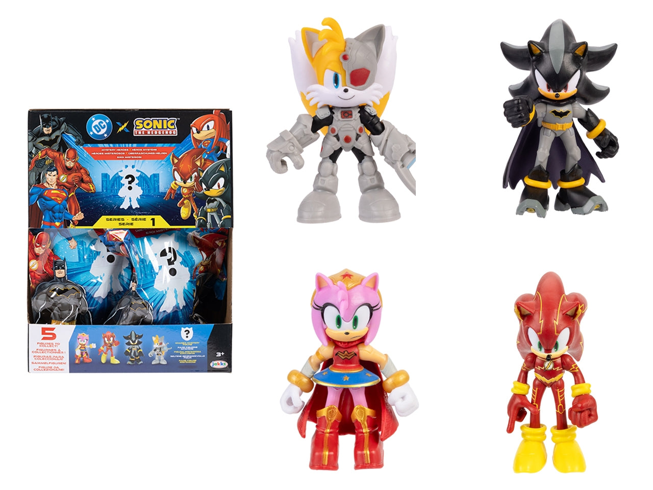 Personaggio Sonic project jacket 2.5â buste personaggi serie 1 a sorpresa