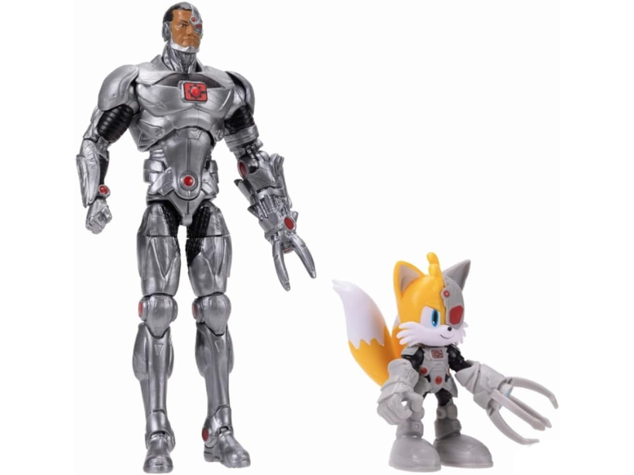 Personaggio Sonic project jacket 2.5" tails & 5" cyborg
