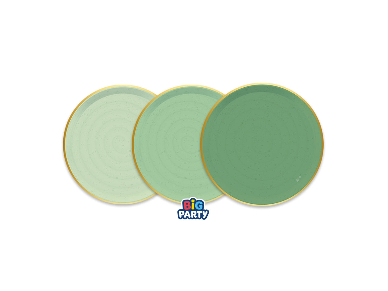 Piatti mix 18cm rustic botanic set da 6 piatti