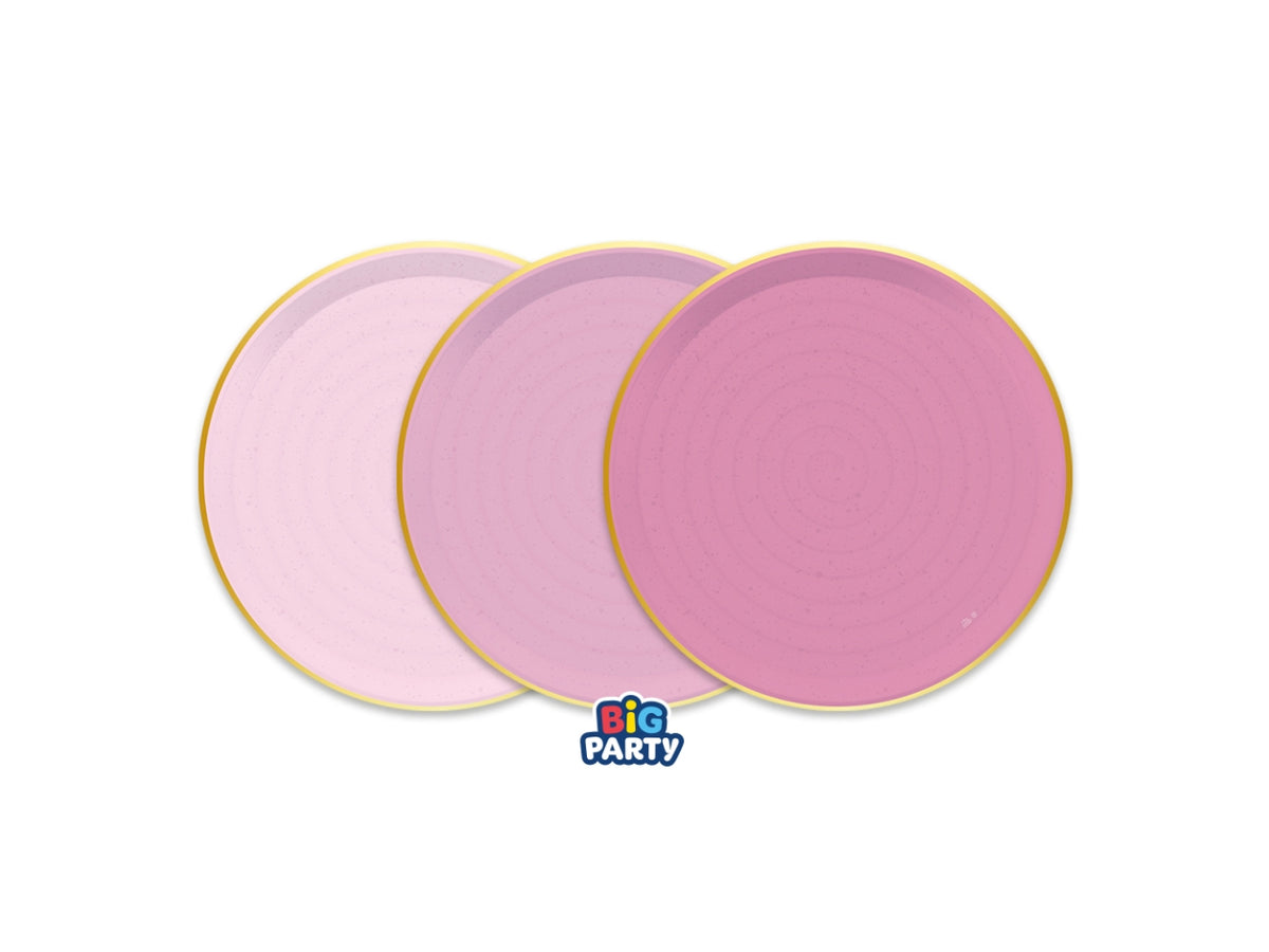 Piatti mix 24cm rustic peony set da 6 piatti