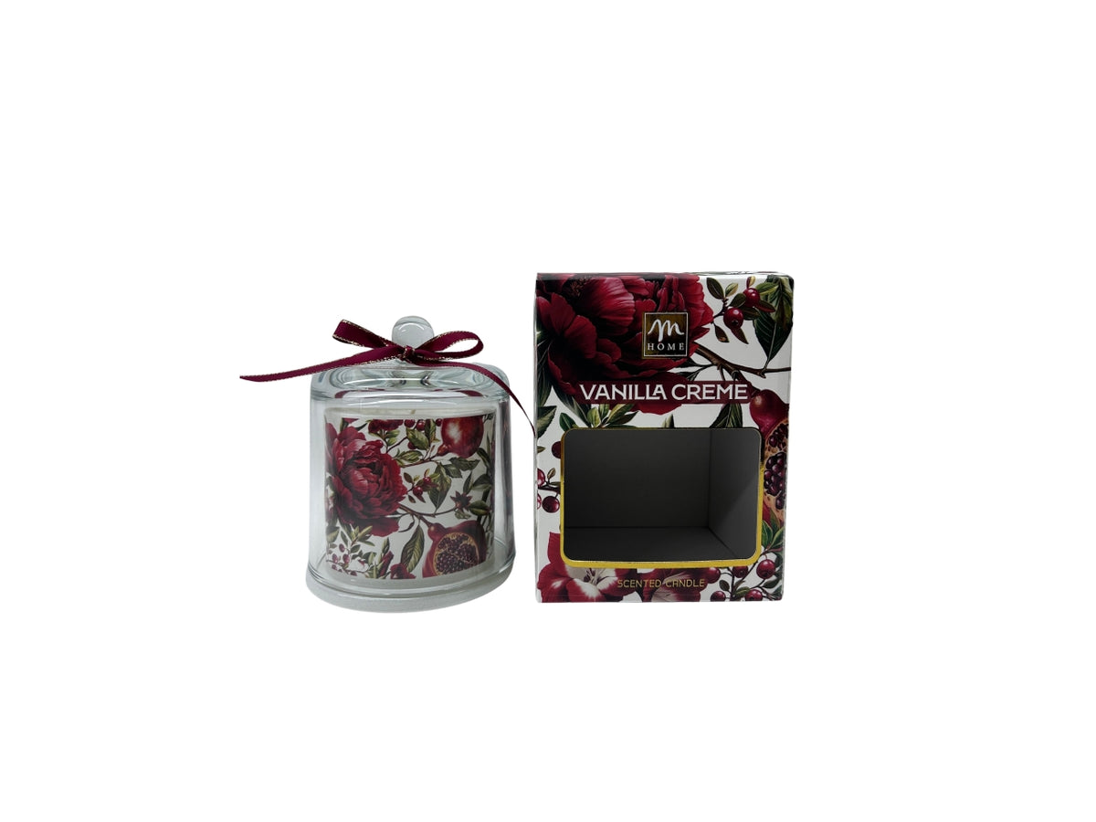 Candela a campana stella di natale fragranza vanilla creme 255gr 7,1x7,1xh.34,5cm