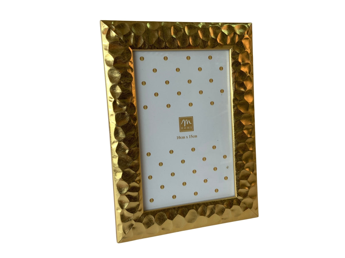 Cornice per foto 10x15cm oro in polistirene 14x1xh.19cm