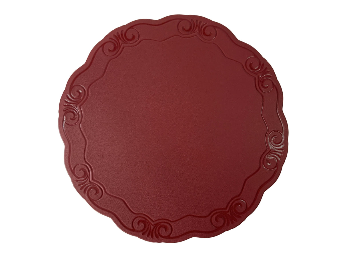 Sottopiatto rosso 38cm