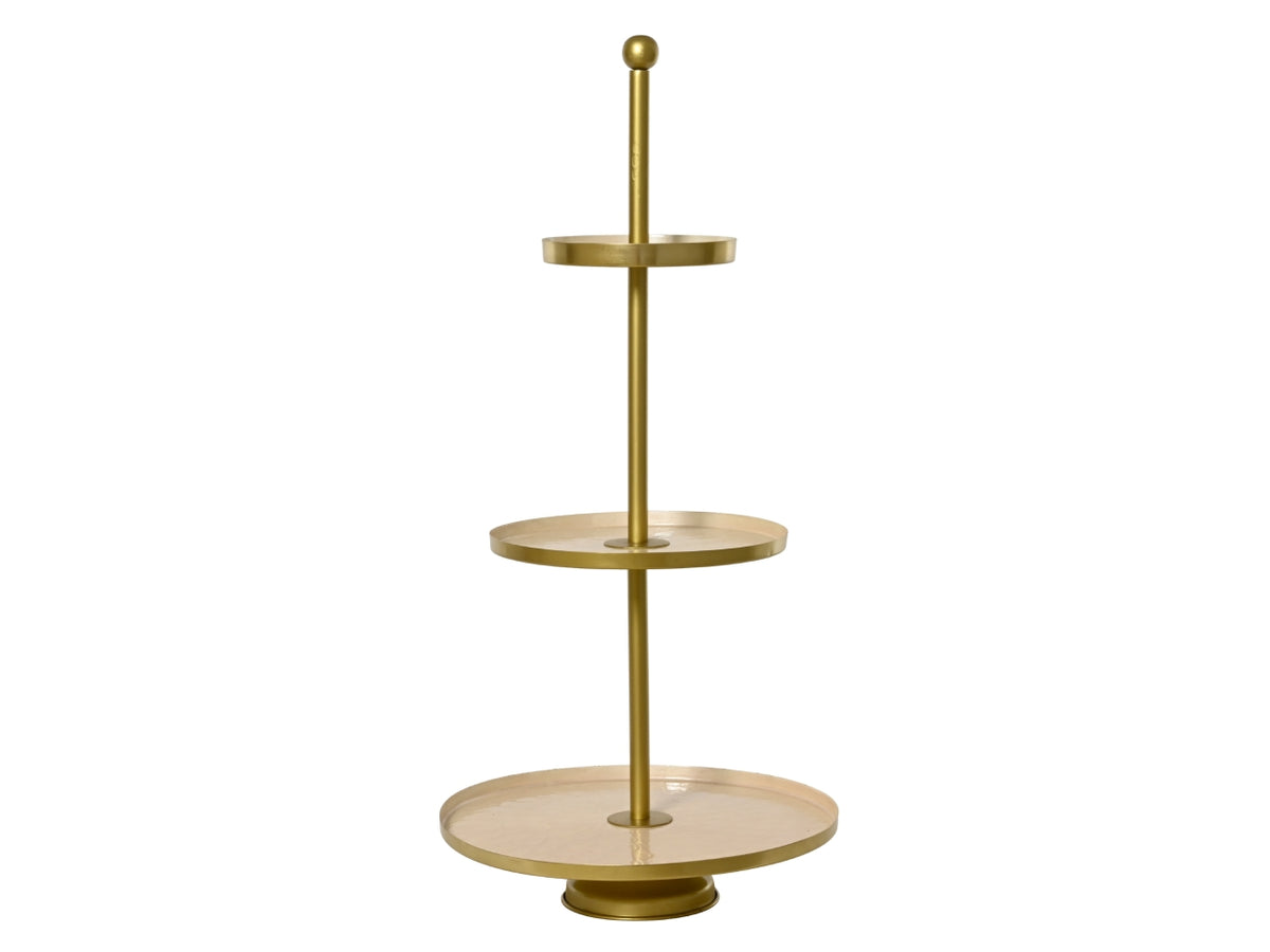 Alzata espositiva in metallo maxi 38x81cm oro