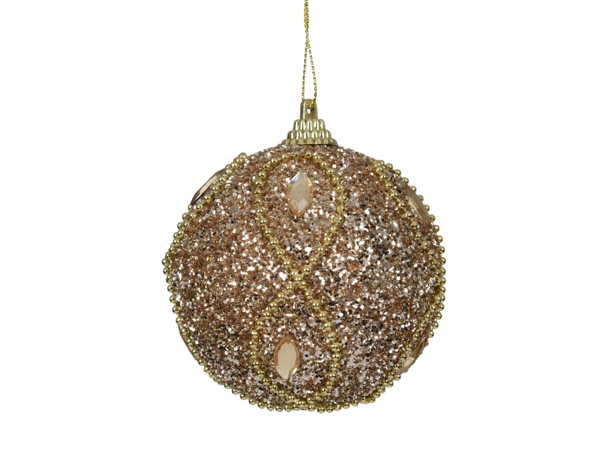 Palla di natale 8cm champagne