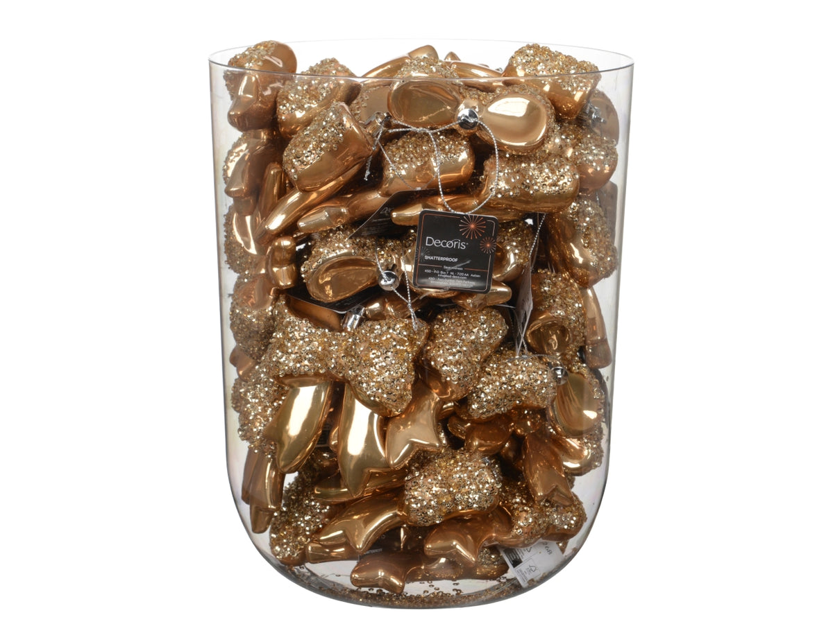 Fiocco decorativo 8,7x9,8cm lucido con glitter marrone