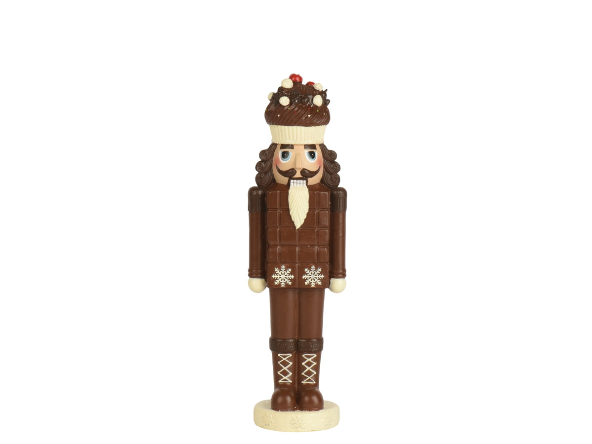 Schiaccianoci 29cm effetto cioccolato marrone
