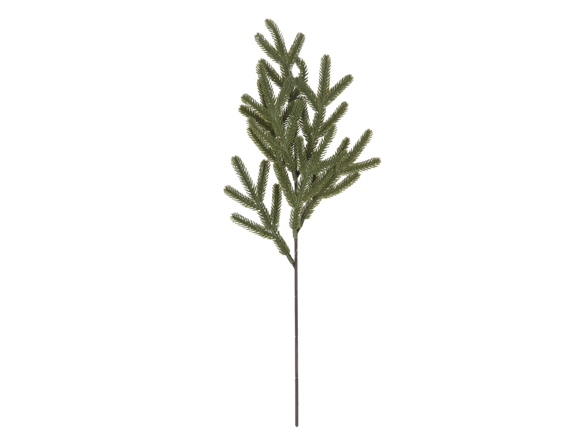 Ramo di pino in plastica verde 42cm