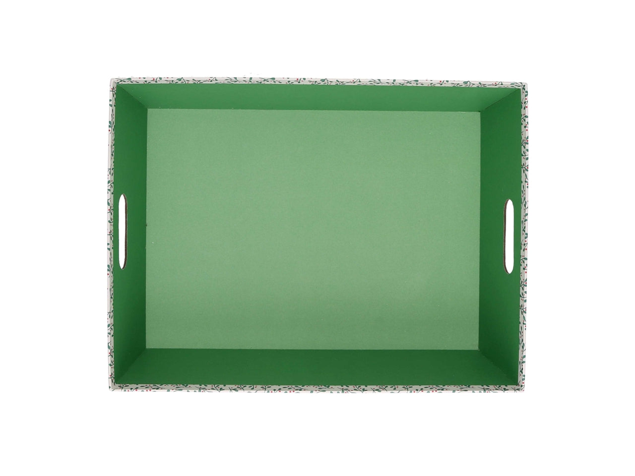 Cesta cartone rettangolare 40x30xh.12cm pungitopo bianco