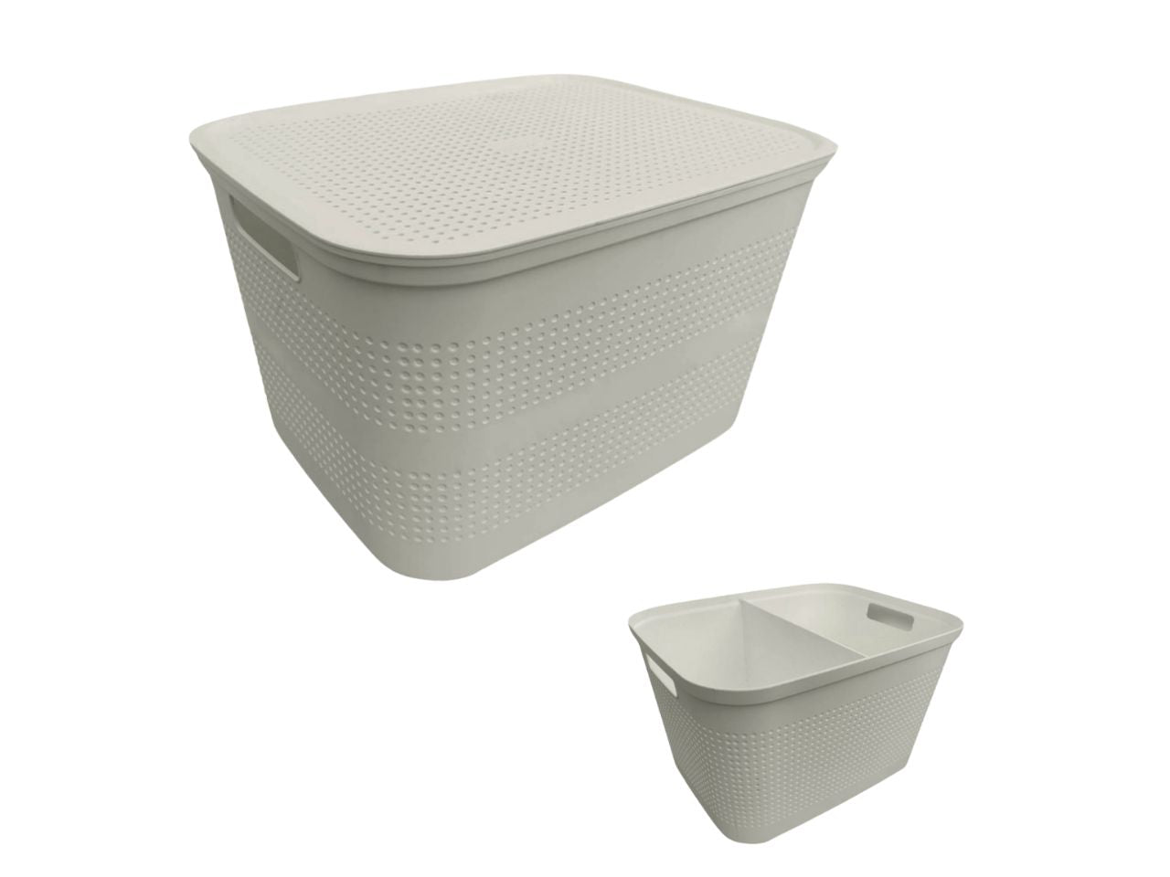 Scatola smart large disassemblata n.9 colore tortora chiaro