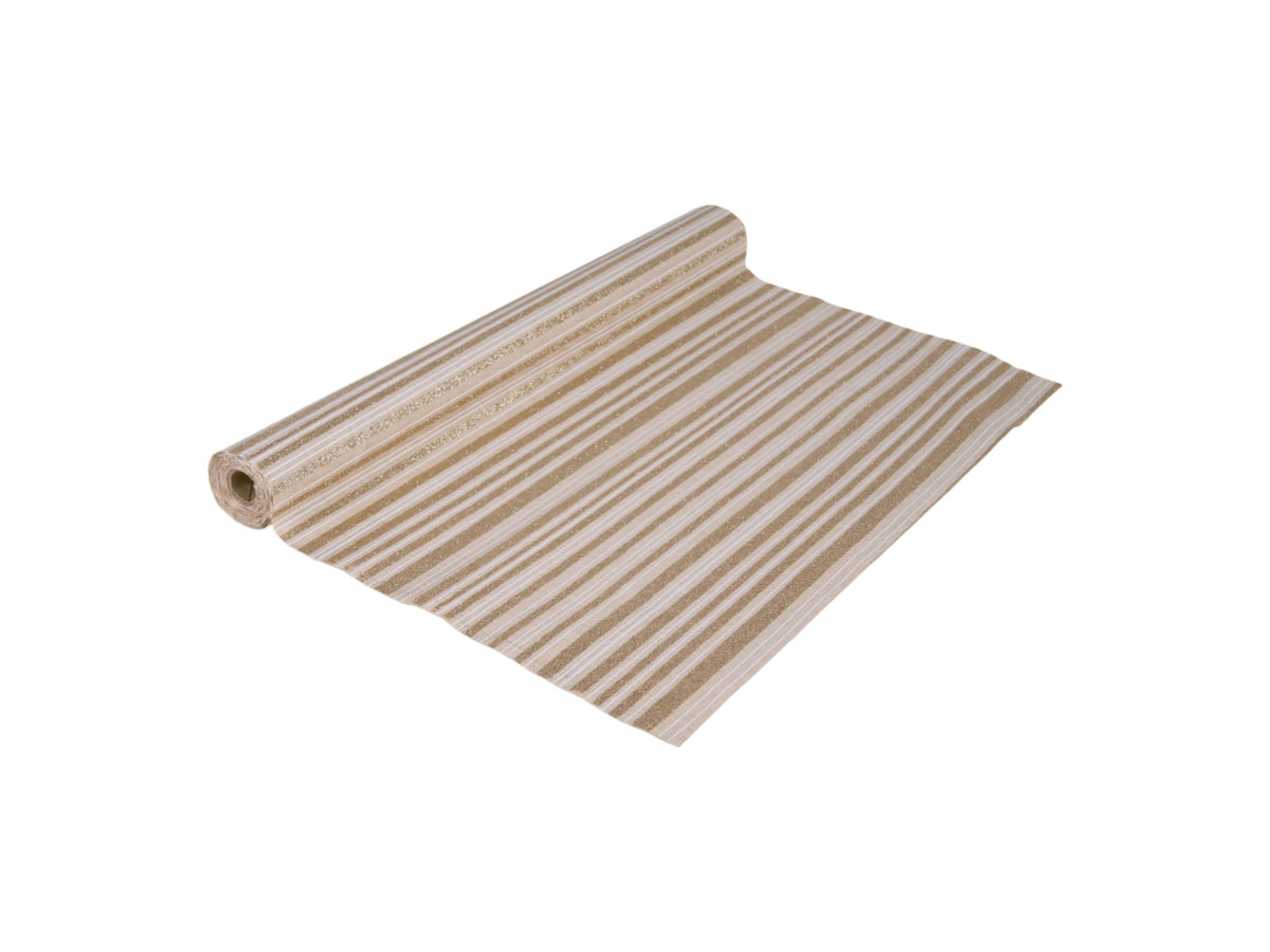 Runner 48x350cm a righe beige