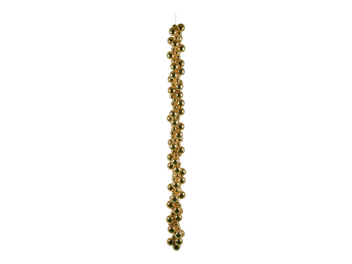 Ghirlanda 135cm con 120 palline oro