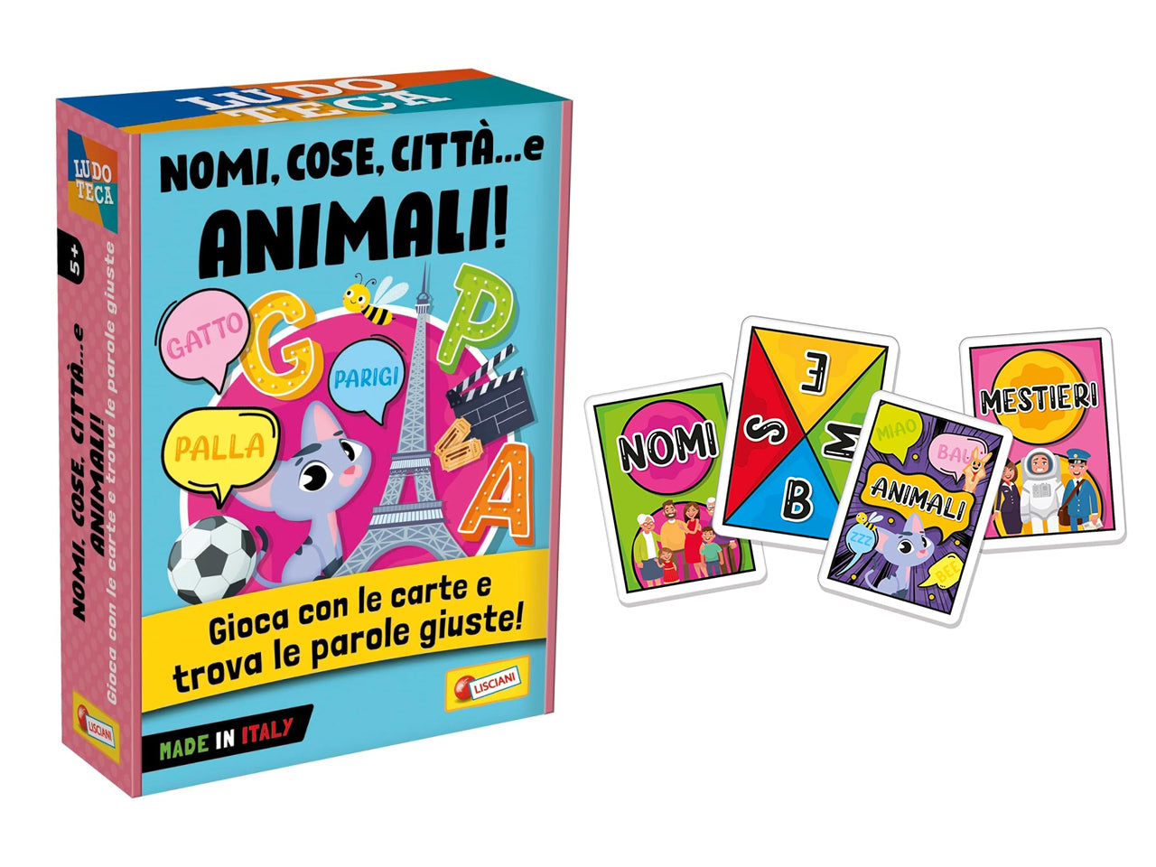 Ludoteca carte dei bambini nomi, cose, citta'... e animali! display 12
