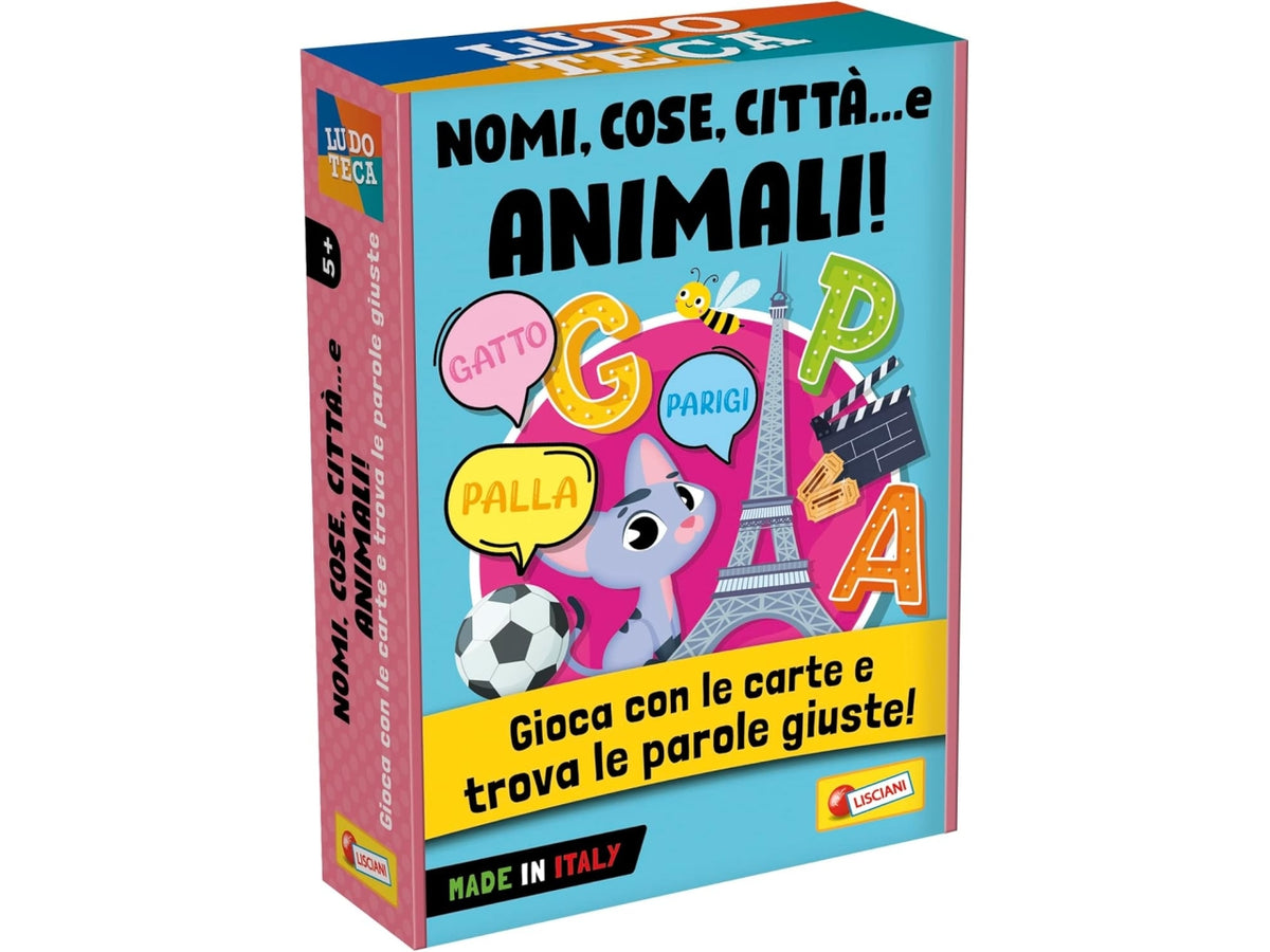 Ludoteca carte dei bambini nomi, cose, citta'... e animali!