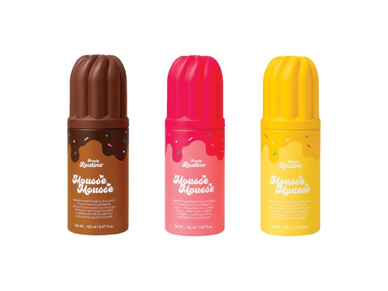 Beauty routine mousse mousse