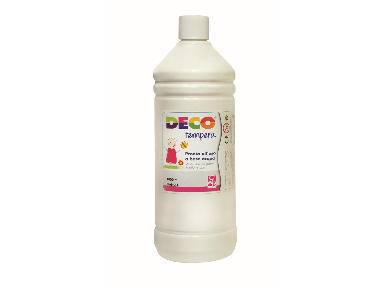 Flacone tempera 1000ml bianco