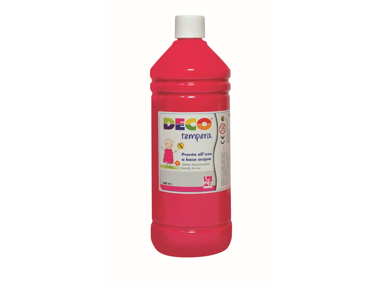 Tempera flacone 500ml magenta