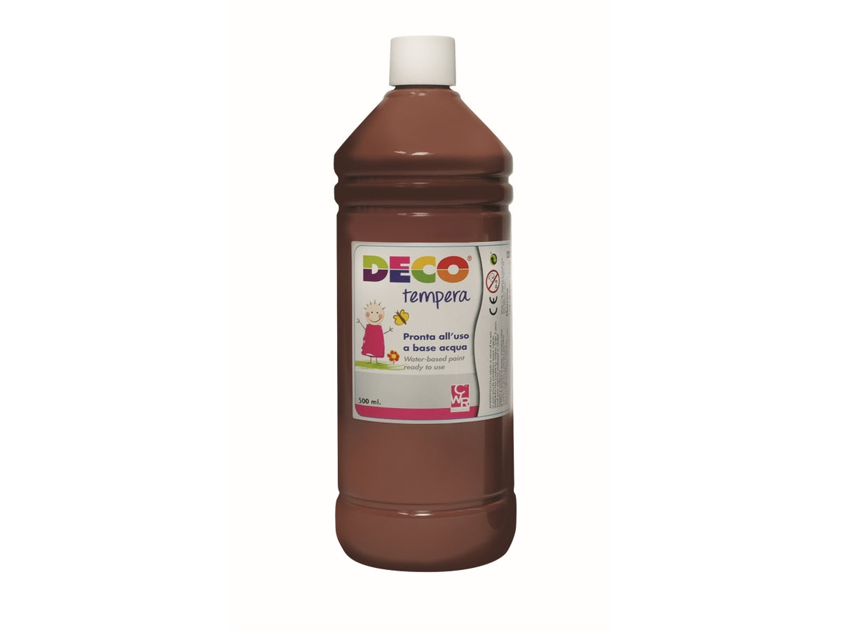 Tempera flacone 500ml marrone