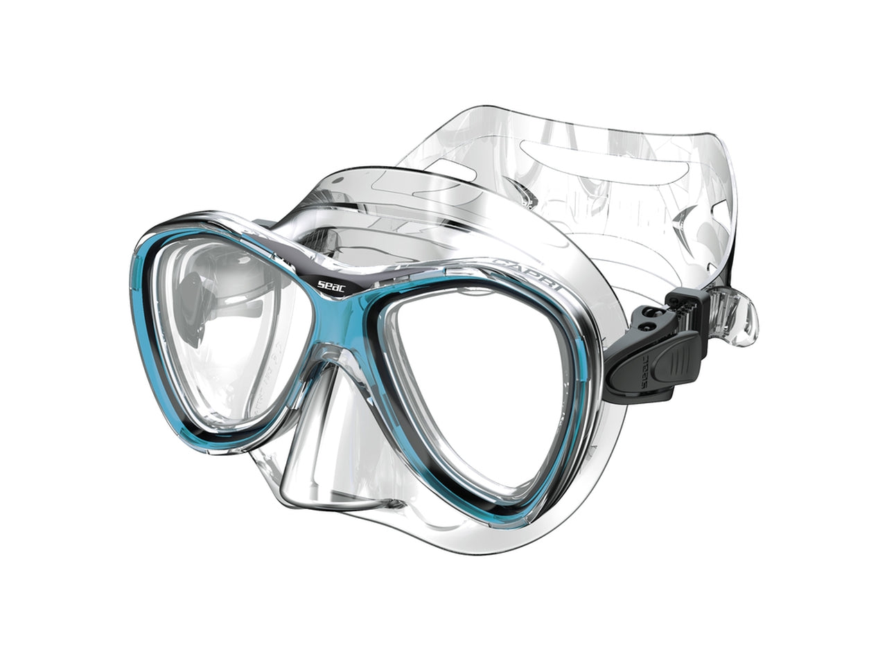 Maschera Snorkeling Capri Senior SLT/PVC Acquamarina