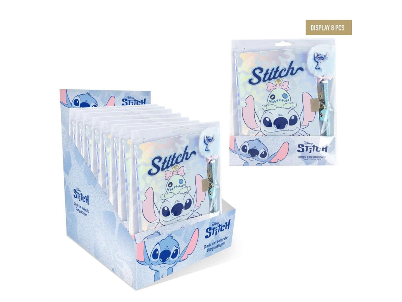 Stitch diario segreto + penna