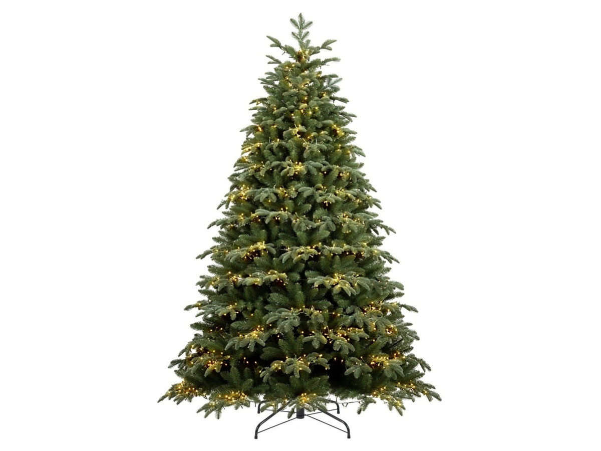 Albero Venicelux 210cm con 129led, 1960rami pe+pvc