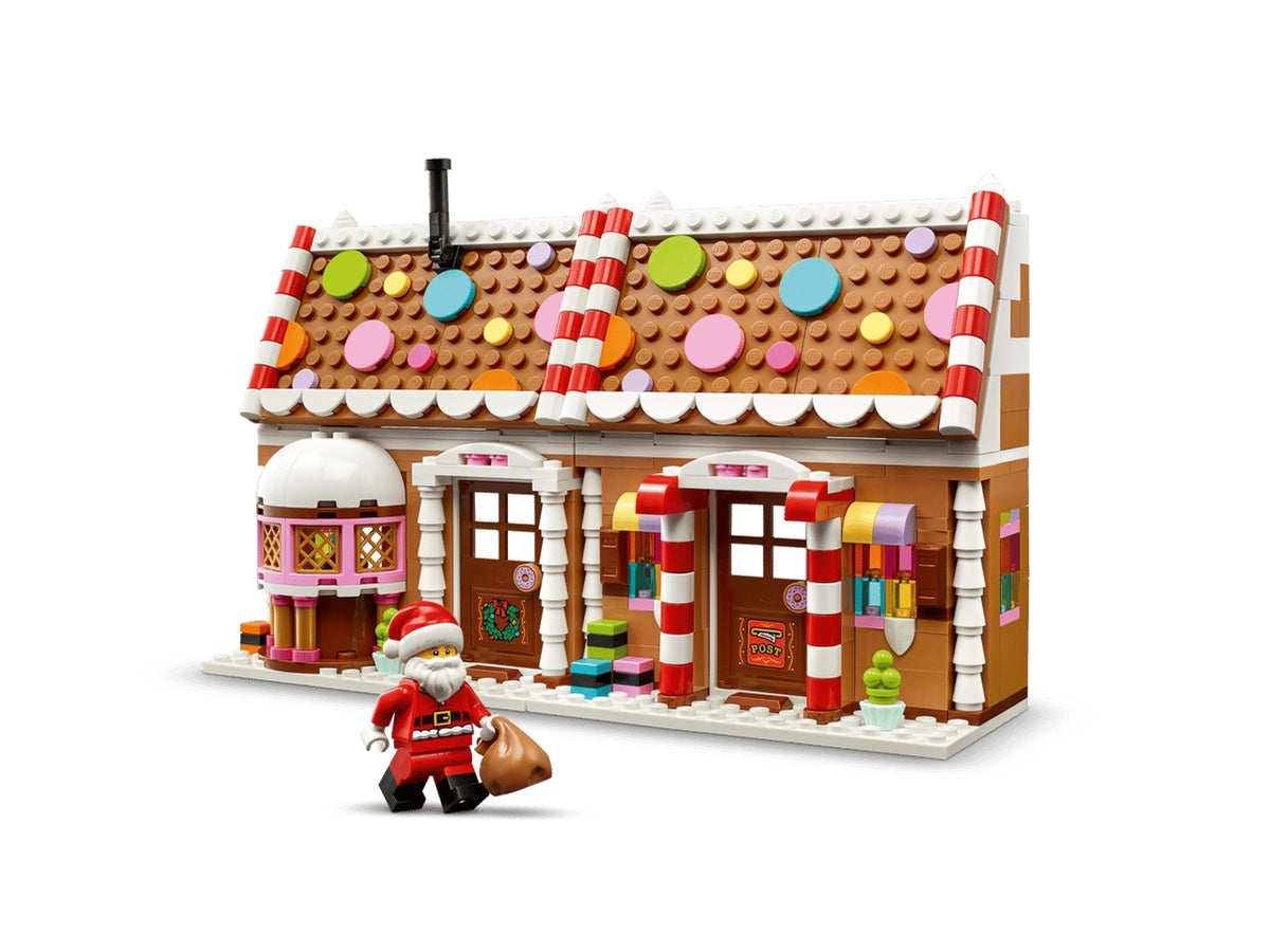 Lego casa di pan di zenzero festiva