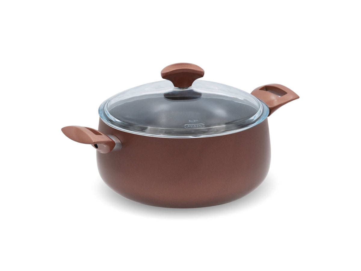 Casserula A fuoco lento da 24cm con coperchio in vetro $