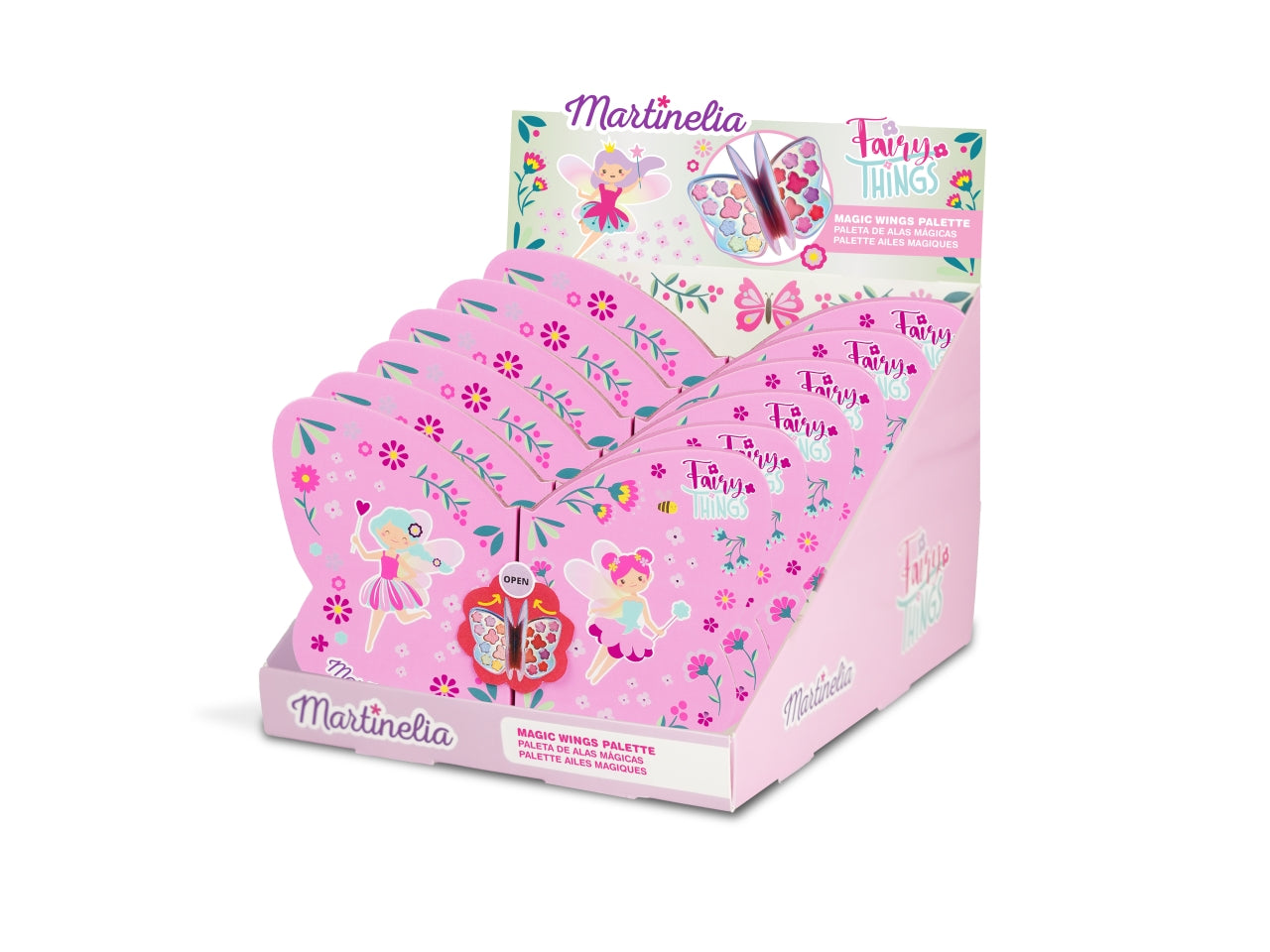 Martinelia fairy things, set make up farfalla con ali magiche