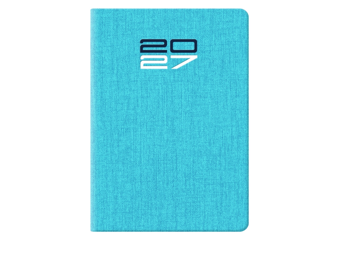 Agenda 2027 Caribe 7x10cm bigiornaliera azzurro