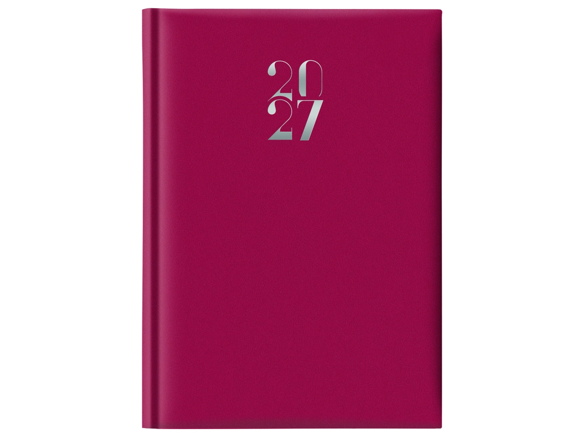 Agenda 2027 Egadi 14,5x20,5cm giornaliera sabato e domenica abbinati rubino