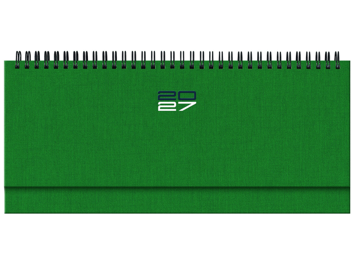 Agenda 2027 Caribe 29,8x10,5cm settimanale orizzontale verde