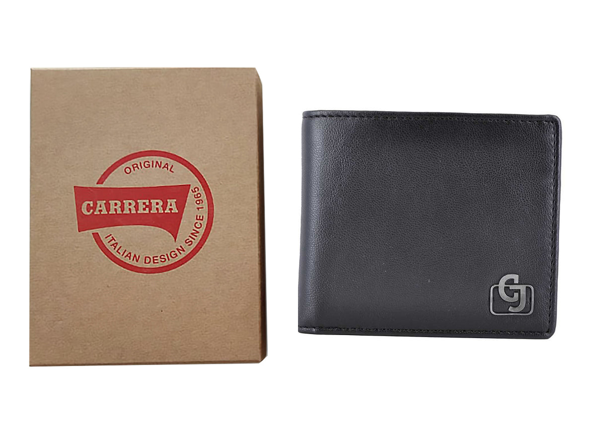 Carrera joe collection trifold con porta documenti nero