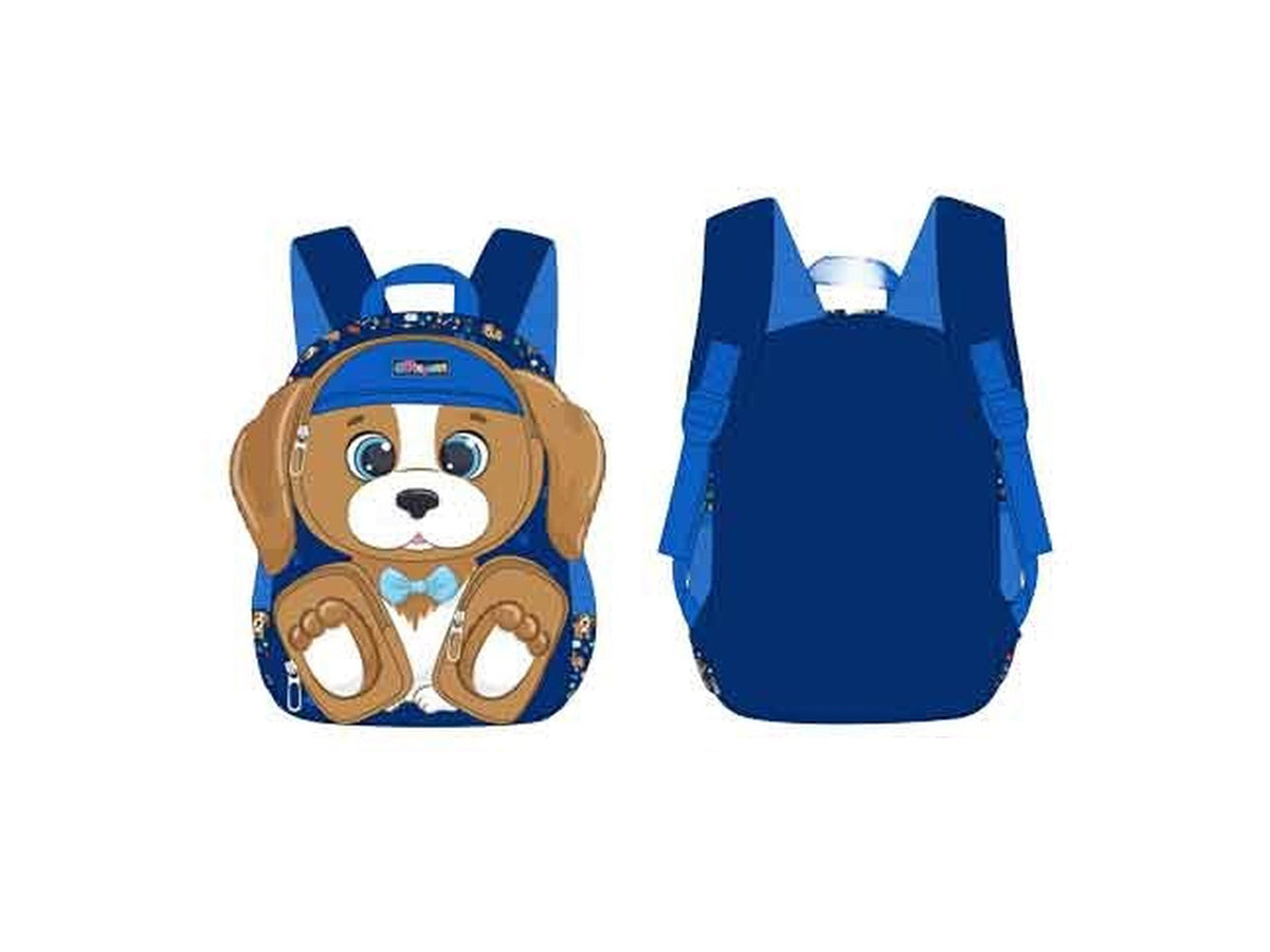 Zaino asilo Playtoy Puppies con peluche 3D