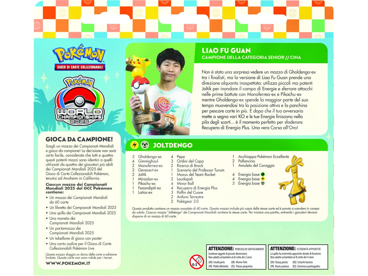 Pokemon Mazzo dei Campionati Mondiali 2025 £