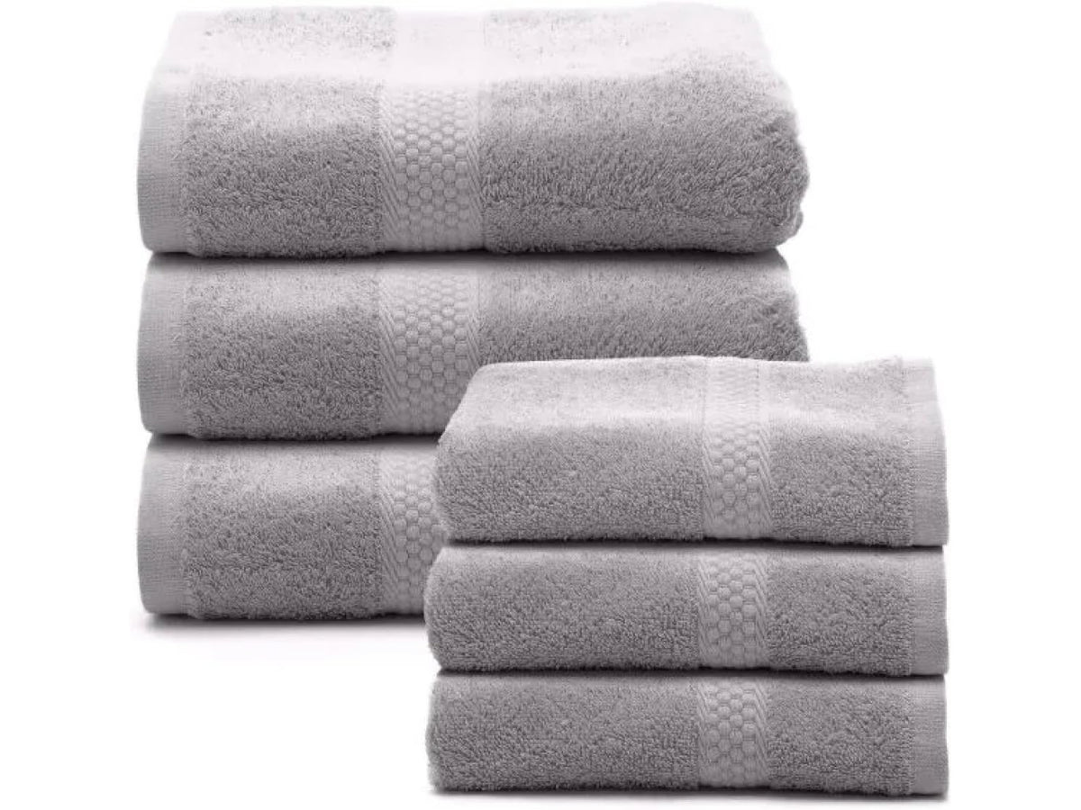 Asciugamani coppia 1+1 spugna perla set da 3 coppie