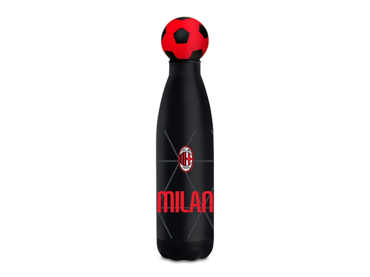 Borraccia con tappo pallone Milan