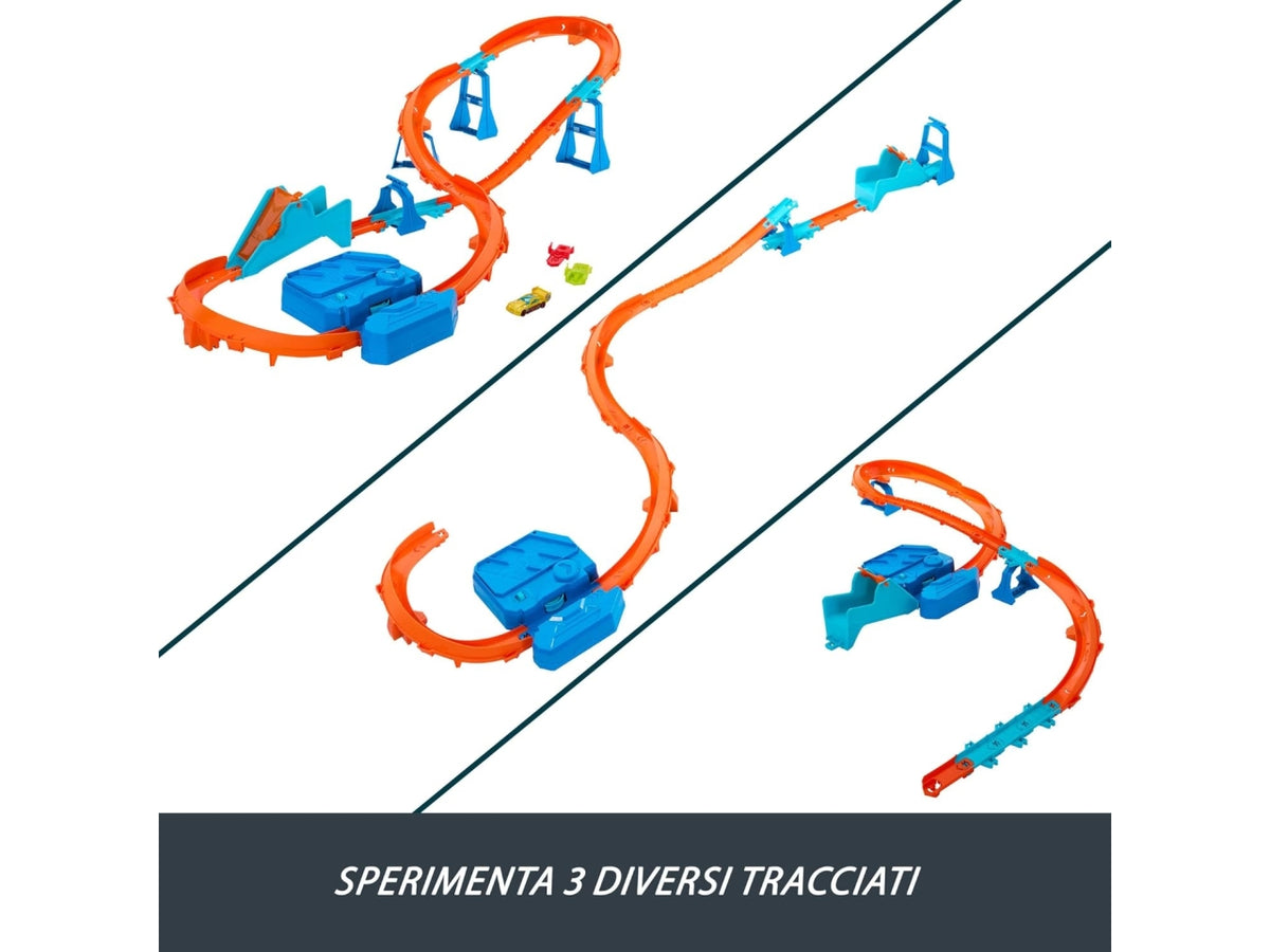 Hot Wheels track creator boosted jump speedway