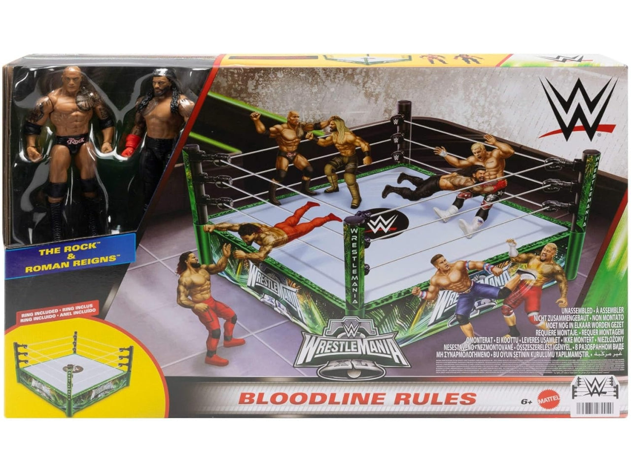Wrestling bloodline rules playset